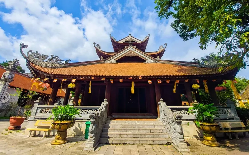 Chùa Côn Sơn nổi bật với kiến trúc cổ xưa