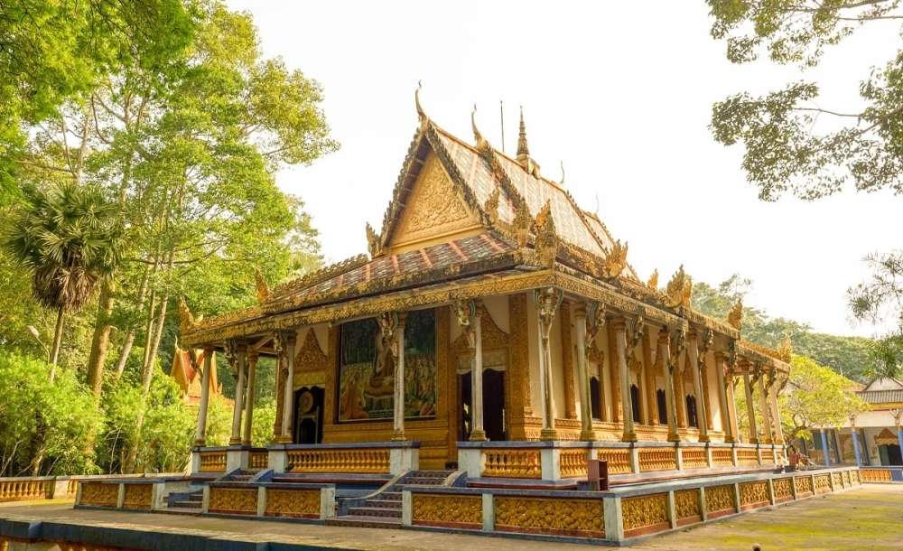 Nét độc đáo từ kiến trúc chùa Dơi Khmer cổ