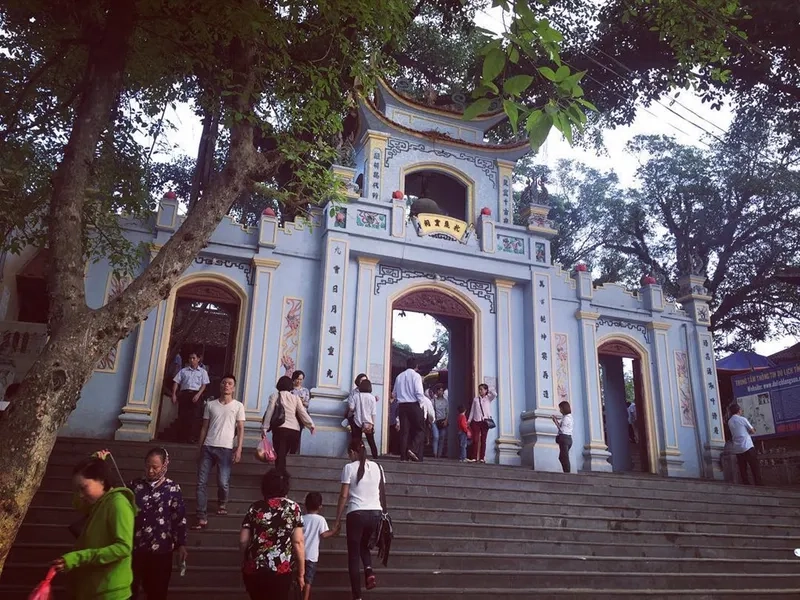 Đền Bắc Lệ mang đến không gian thanh tịnh