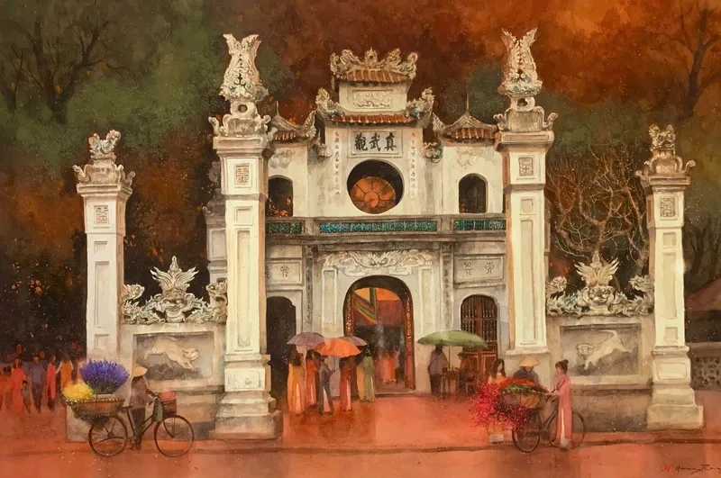 Khám phá kiến trúc độc đáo của Đền Quán Thánh cổ xưa